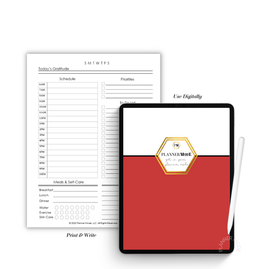 Red Signature Lifestyle Mode Planner