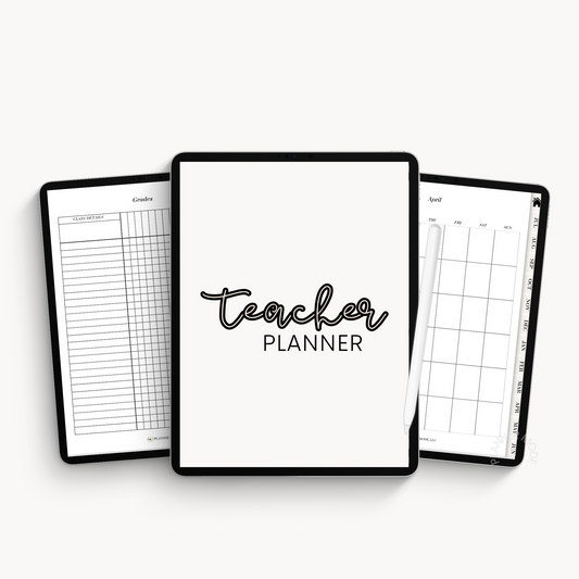 Undated Digital Teacher Planner