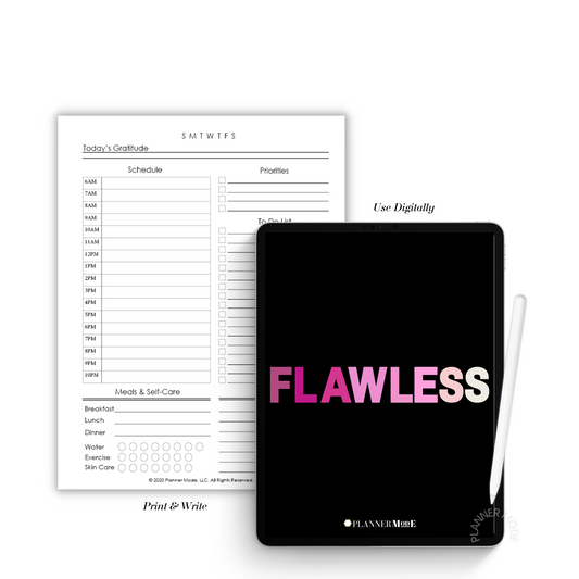 Flawless Lifestyle Mode Planner