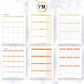 Green Striped Lifestyle Mode Planner