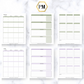 Green Striped Lifestyle Mode Planner