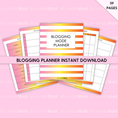 Blogging Planner