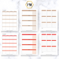 Yellow Striped Lifestyle Mode Planner