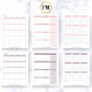 Black and Blue Lifestyle Mode Planner